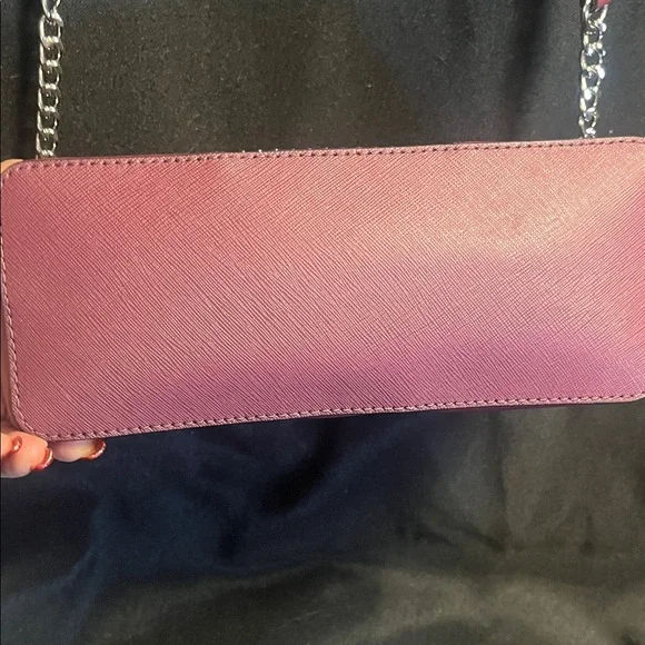 Michael Kors Cindy Dome Burgundy Crossbody Bag - Picture 3 of 10